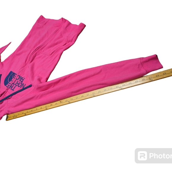 The North Face Women's Medium Half Dome Hot Pink & Navy Full Zip Hoodie NWT - Picture 5 of 14